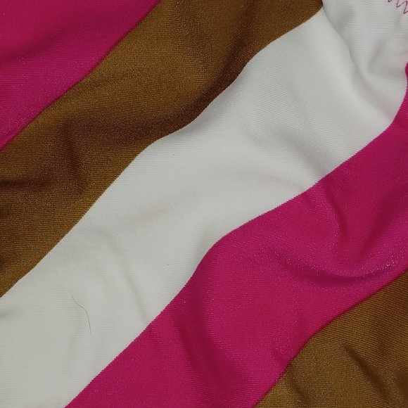 Victoria's Secret Low Rise Brief Bikini Bottom Only Nantucket Stripe XS - Picture 9 of 9